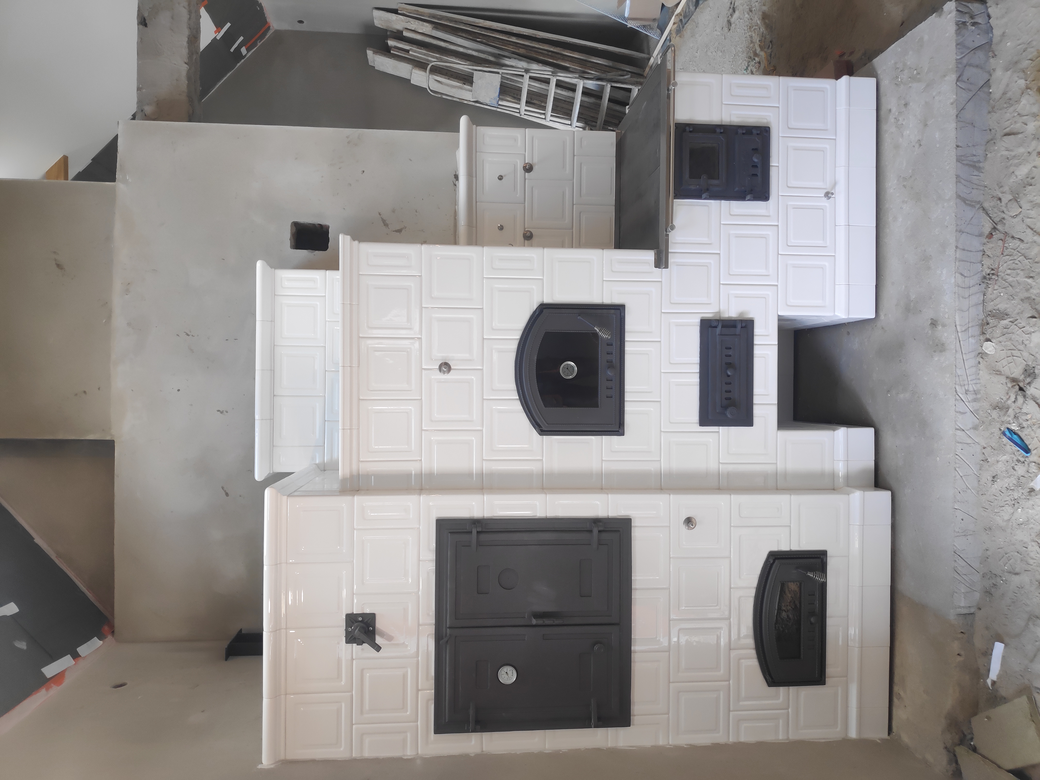 Detal ceramiczny kuchni kaflowej